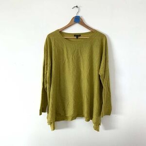 Eileen Fisher Scoop Neck Easy Top Light weight Sweater, XL